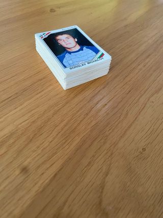 Lote 87 cromos Panini Mundial México 1986