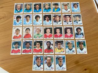 Lote 87 cromos Panini Mundial México 1986