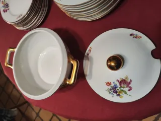 Antigua vajilla china Vigo floral