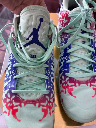 Zapatillas Baloncesto Jordan Morado/Teal