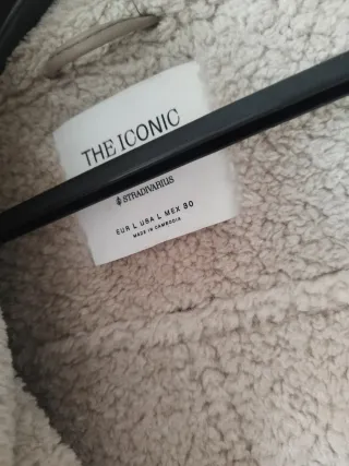 Cazadora polipiel efecto borrego