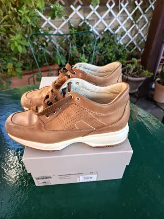 Hogan Scarpe Donna Tg 36 Cuoio