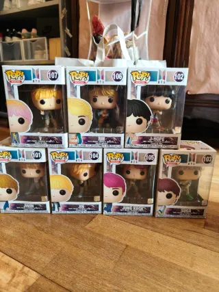 Pack 4 Funko Pop BTS
