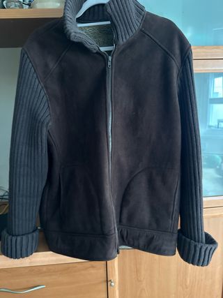 Cazadora hombre marrón