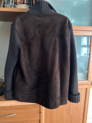 Cazadora hombre marrón