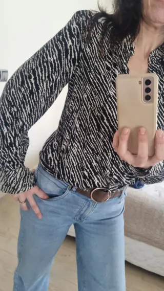 Camisa Scalpers Estampada Talla M