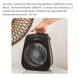 Cecotec Calefactor Eléctrico 2000W