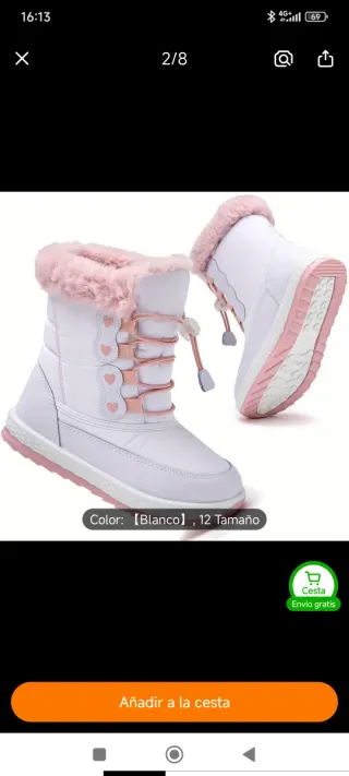 Botas de nieve Nuevas a estrenar Talla 29