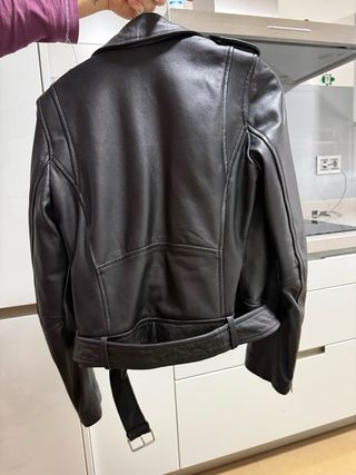 Chaqueta Piel Zara Mujer