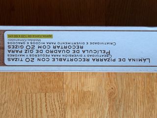 Lamina de Pizarra adhesiva y 20 tizas