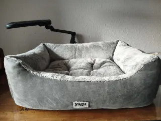 Cama perro gris 54x44