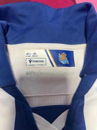 Camiseta Real Sociedad Talla JR L-XS Original