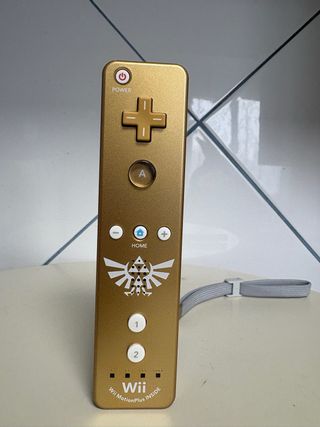 Mando Wii Dorado Zelda