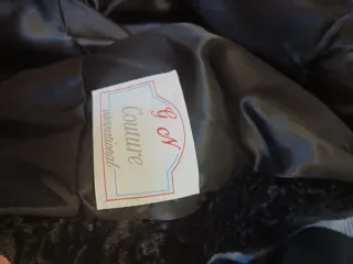 Cappotto in ecopelliccia nero