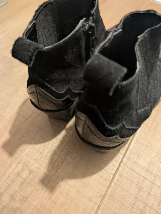 Botines negros Zara talla 38