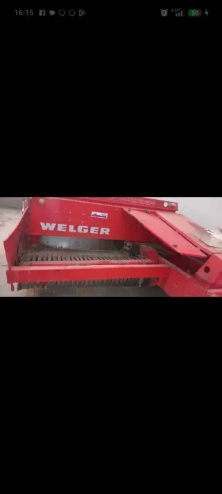 Empacadora Welger 730 averiada