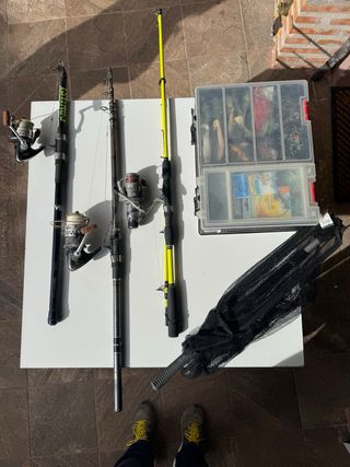 Articulos de pesca, se vende lote entero.