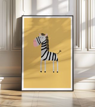 Lámina infantil Cebra