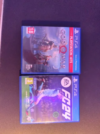 Pack 2 Juegos PS4: God of War y FC 24