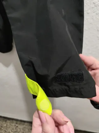 Chaqueta Kalenji Hombre Talla XXL Negra y Amarilla