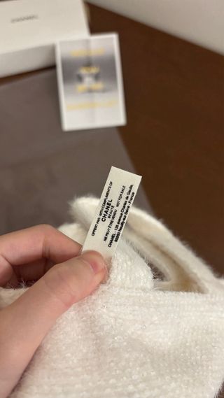 Chanel trousse bianca