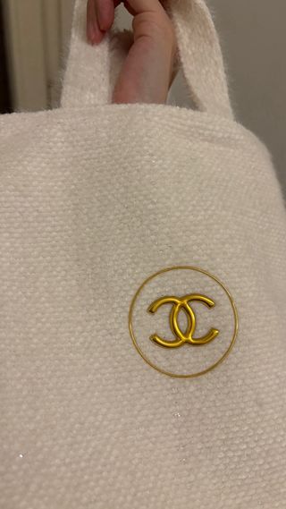 Chanel trousse bianca