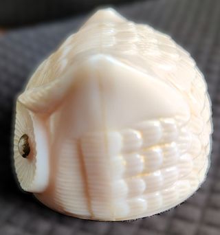 Frasco Búho Avon Vidrio Opalino Años 70