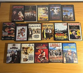 Lote 15 Películas DVD Western