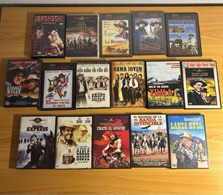 Lote 15 Películas DVD Western