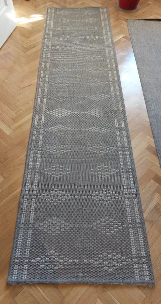 Tappeto da corridoio beige