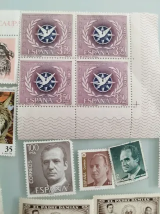 20 sellos España sin matasellos