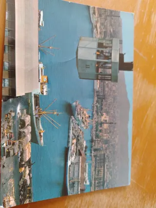 Lote 6 Postales Barcelona Puerto Circuladas