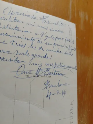 Lote 6 Postales Barcelona Puerto Circuladas