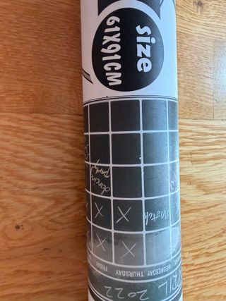 Lamina pizarra organizador mensual