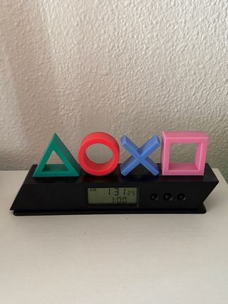 Reloj Playstation con Luces LED