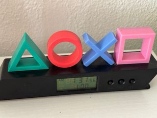 Reloj Playstation con Luces LED