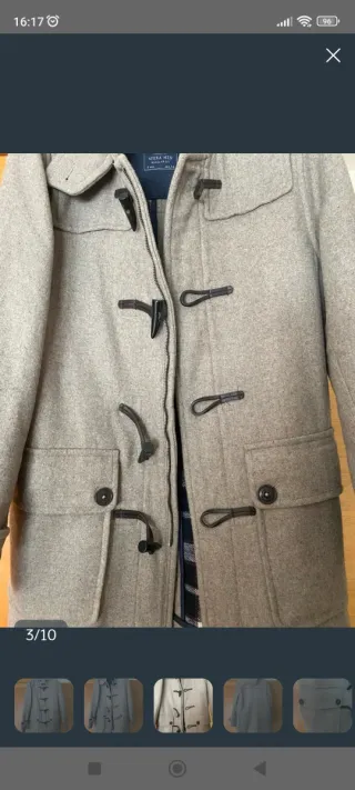 Abrigo de paño hombre