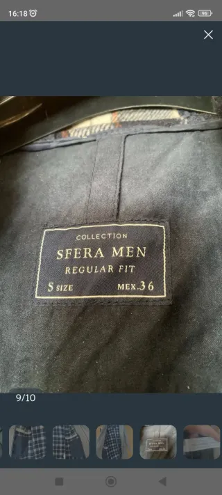 Abrigo de paño hombre