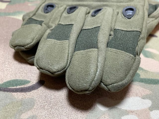 Guantes tácticos verdes, talla M
