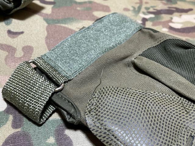 Guantes tácticos verdes, talla M