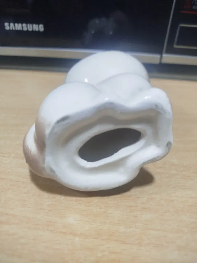 Figura Gato Porcelana Decorativa,años 70