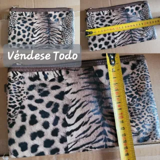 Bolso de mano estampado animal print