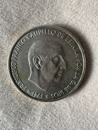 Moneda Francisco Franco 1966