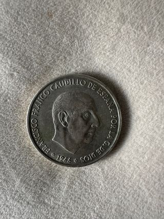 Moneda Francisco Franco 1966