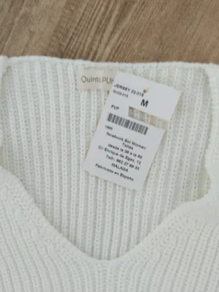 Jersey oversize señora pico sin estrenar