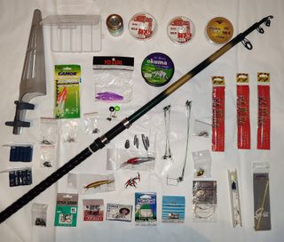 Canna da pesca 3 metri e attrezzatura