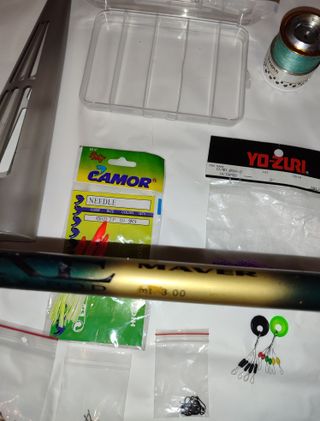 Canna da pesca 3 metri e attrezzatura