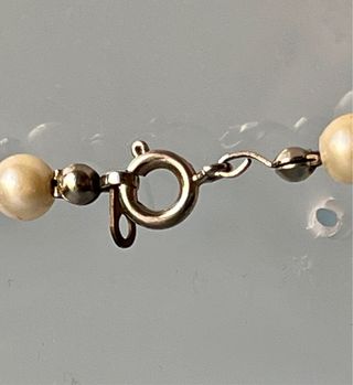 Lote 2 Collares Perlas Blanco y Negro