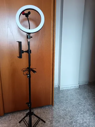 Aro de Luz Elegiant con Soporte Móvil