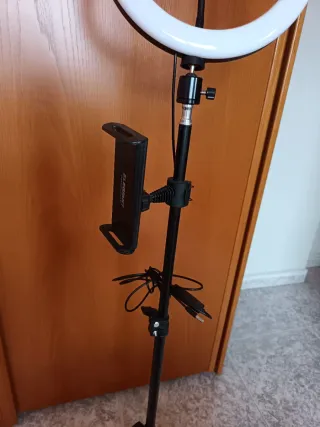 Aro de Luz Elegiant con Soporte Móvil